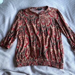 Lucky Brand 3/4 sleeved shirt